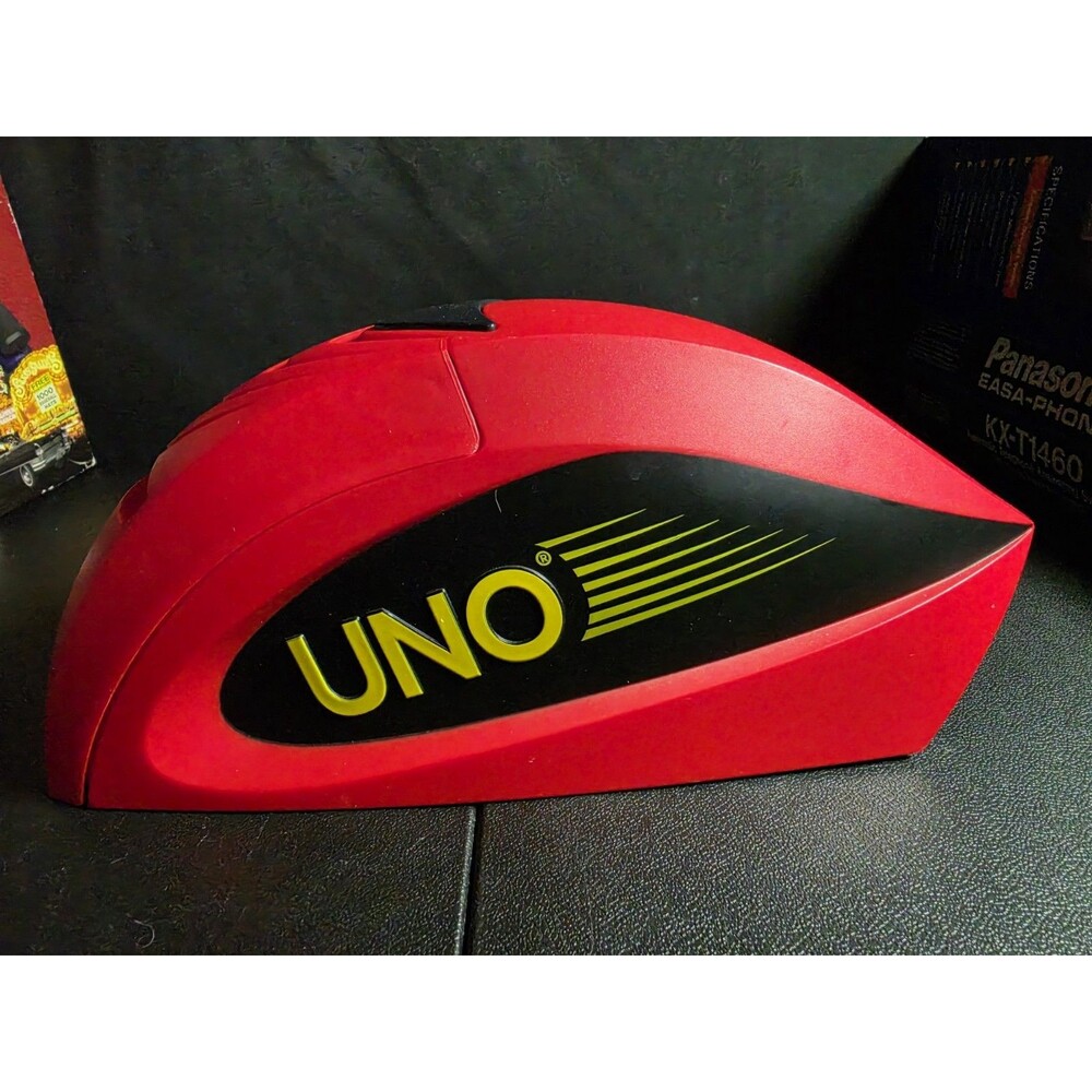Vintage UNO Attack Electronic Card Launcher Game Mattel Tested Working wCards